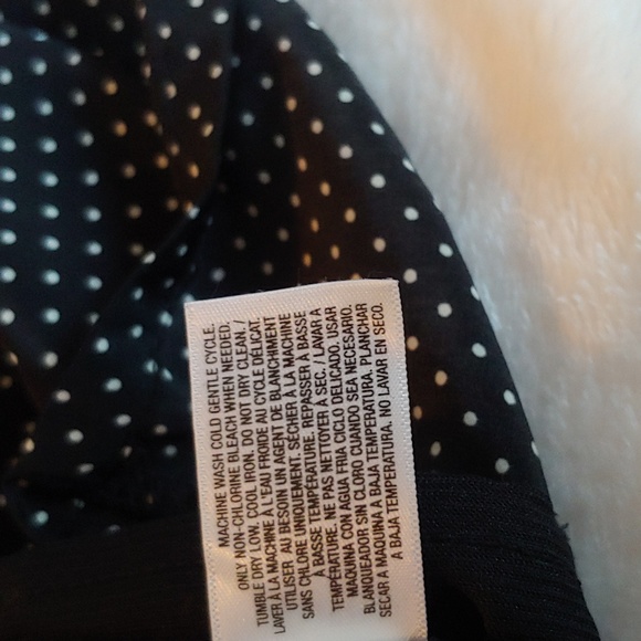 Women's High Waist Polkadot Dress in Black & White, 12 size - Picture 12 of 13